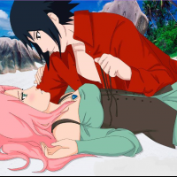 Sasuke a Sakura :-* :3